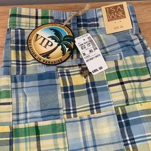 Jos A. Bank patchwork shorts new with tags size 36